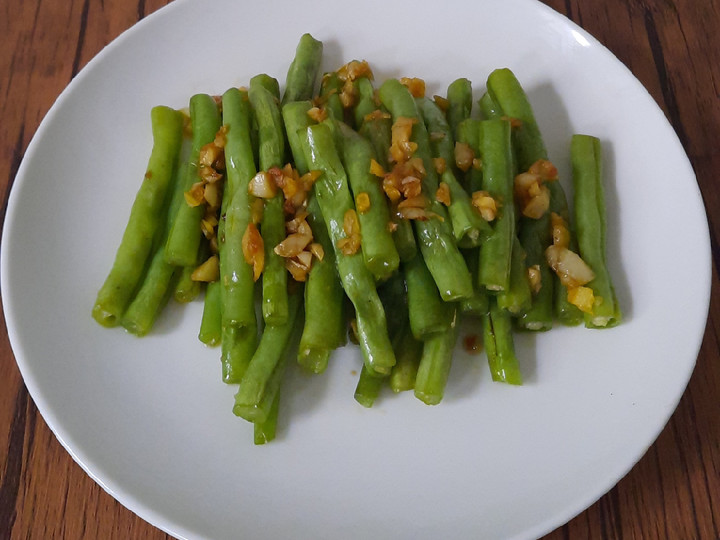 Ternyata ini loh! Cara praktis memasak Tumis Buncis Bawang Putih yang nikmat