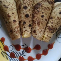 A picture of Aloo paratha.