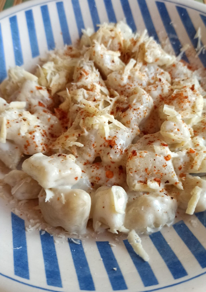 Una foto de Salsa de crema y queso para pastas