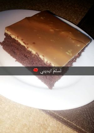صورة لوصفة كيك بالكريم كرميل