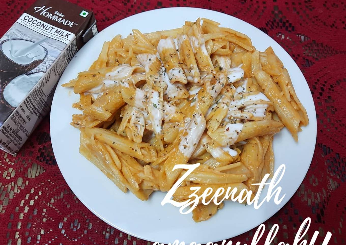 Coconut Milk Creamy Pasta