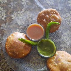 Khasta kachori A picture of Khasta kachori.