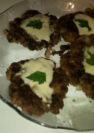 Una foto de Hamburguesa de Lenteja y Carne