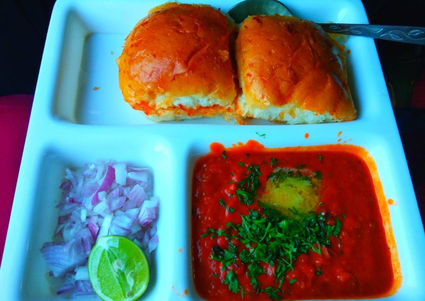 Indias famous street food Pav bhaji