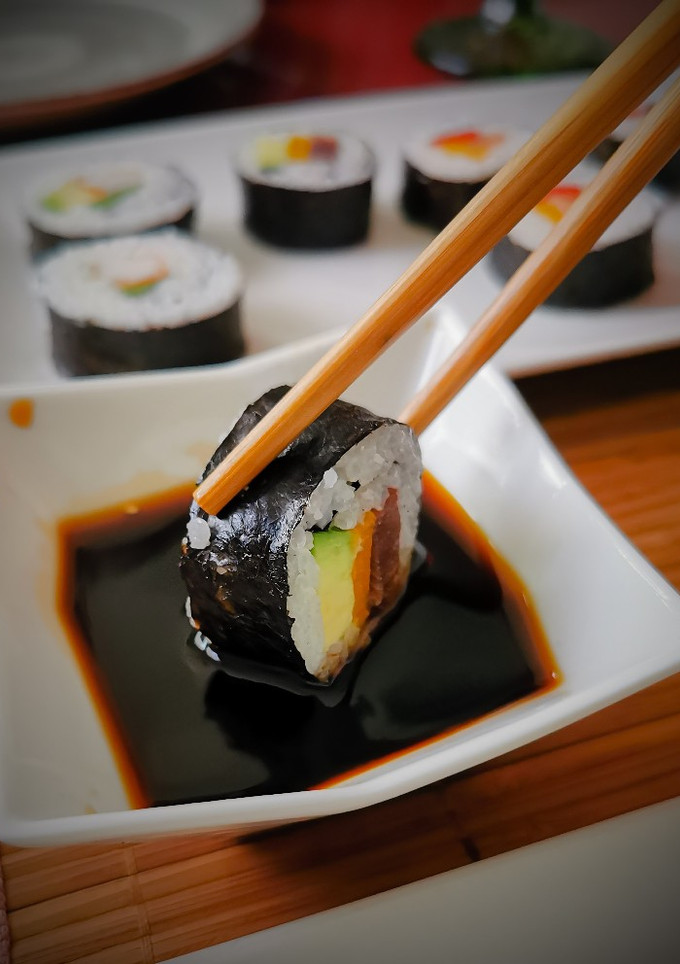Una foto de Sushi