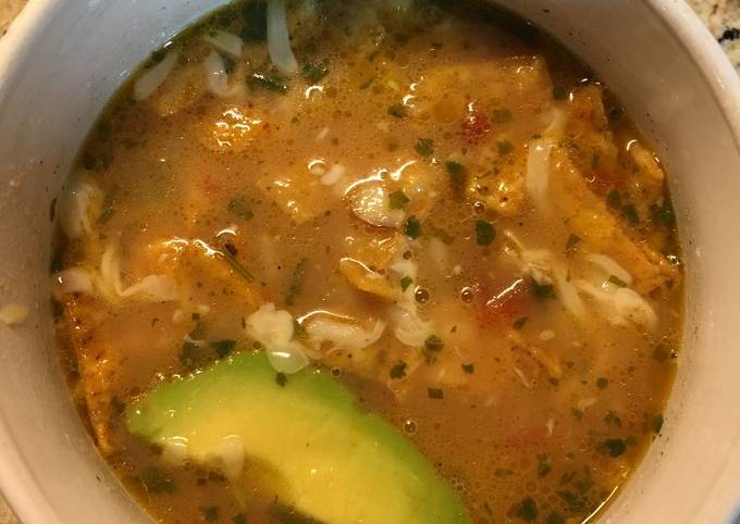 Recipe of Speedy Chicken Tortilla Soup