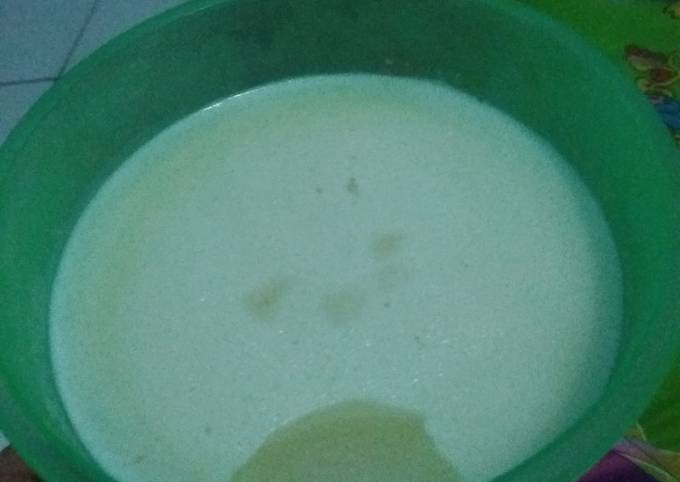 Agar putih susu lembang simple