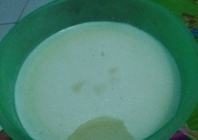 Agar putih susu lembang simple