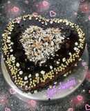 Valentine cake eggless without oven