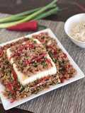 Ground Meat Steam Tofu