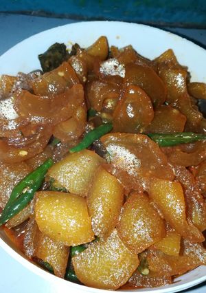 Foto resep Oseng kikil pedas