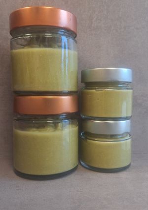 Une photo de Purée bébé haricot vert pois chiche