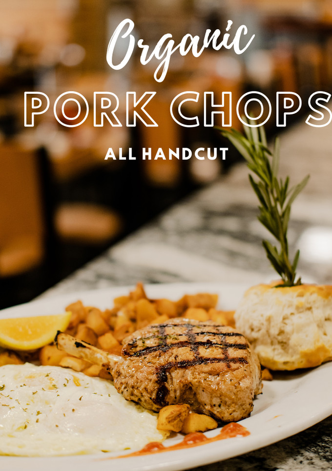 A picture of Pork chops.