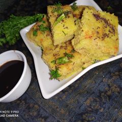Dhokla A picture of Dhokla.