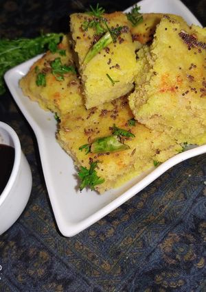 A picture of Dhokla.