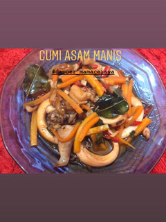 Foto resep Cumi Pedas Asam Manis