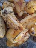 Papas y boniatos con romero!