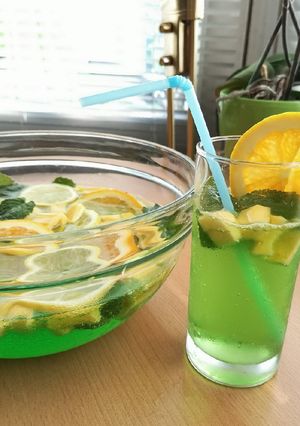 Foto resep Es sirup melon nangka jeruk