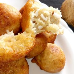 Coconut puff puff A picture of Coconut puff puff.