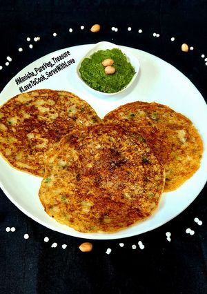 A picture of Farali Aloo Chilla / Farali Potato Roasti.