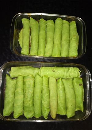 Una foto de Canelones masa de espinacas 🤩
