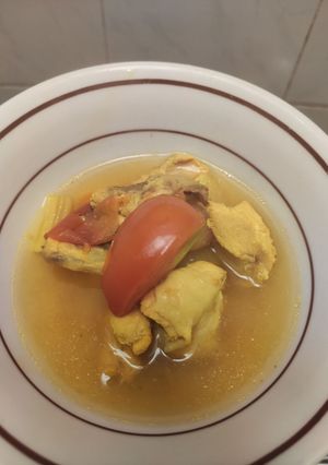 Foto resep Ayam Kuah Kunyit