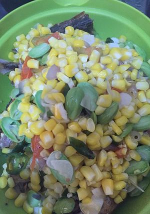Foto resep Peda goreng siram tumis jagung
