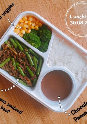 Foto resep Tumis buncis siram daging