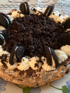 Una foto de Tarta de oreo y dulce de leche