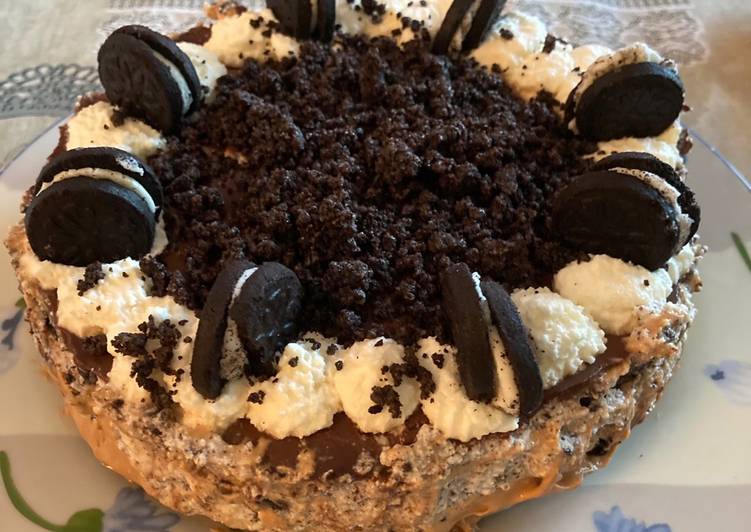 Step-by-Step Guide to Prepare Homemade Tarta de oreo y dulce de leche