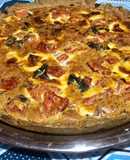 Tarta tomate y albahaca