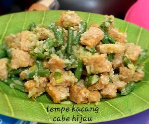 Resep Populer Tempe Kacang Cabe Hijau Nikmat Lezat Resep Populer Tempe Kacang Cabe Hijau Nikmat Lezat