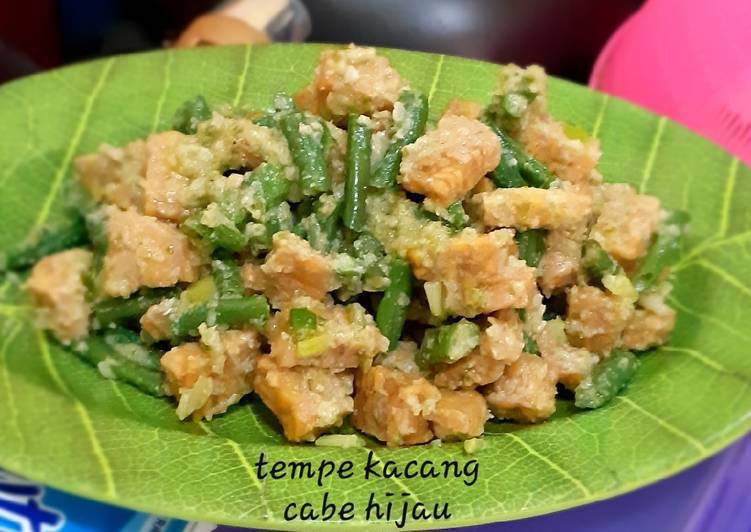 Tempe Kacang Cabe Hijau Tempe Kacang Cabe Hijau