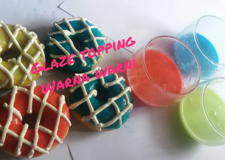 Langkah Mudah untuk Membuat Glaze Topping Warna Warni yang Lezat