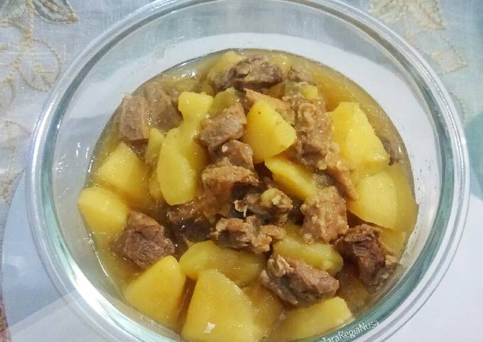 Semur Daging Kentang ala Neng Tin