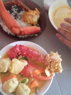 Una foto de Sopa de mariscos