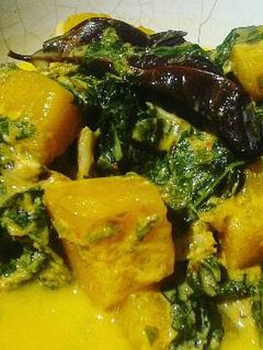 Foto resep Gulai daun ubi & labu
