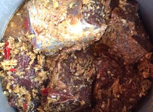 Hình của món Thịt bò rim.