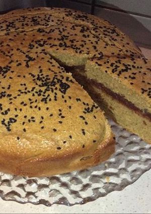صورة لوصفة كيكة الدخن بالتمر