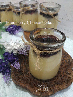 Foto resep Blueberry Cheese Cake Simple