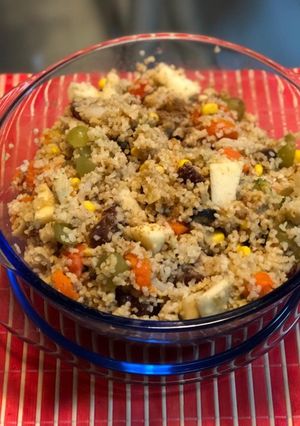 Una foto de Bulgur al Garam masala vegano 🌱vegetariana