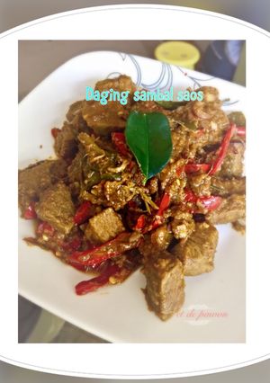 Foto resep Daging sambal saos