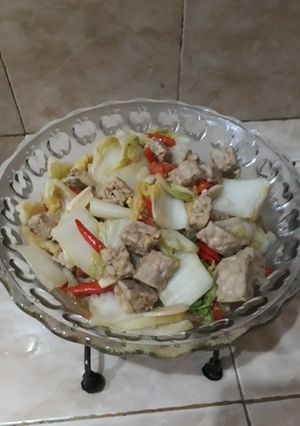 Foto resep Tumis Sawi Putih dan Tempe (Versi Diet)