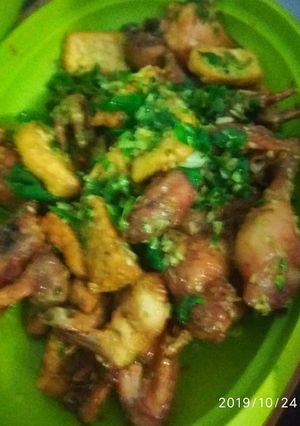 Foto resep Ayam cabe ijo podomoro