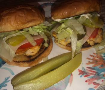 Easy Recipe Grilled lemon pepper chicken sandwich Most Delicious