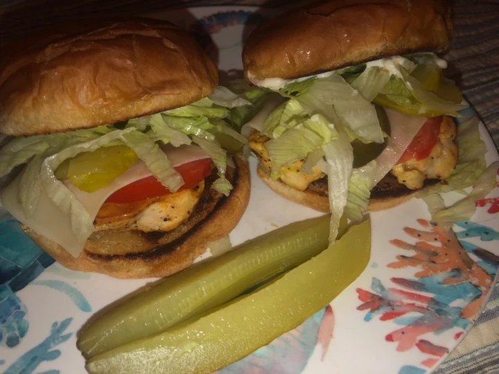Easy Way Make Recipe Grilled lemon pepper chicken sandwich that is Perfect, Appealing}