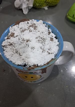 Una foto de Brownie en taza