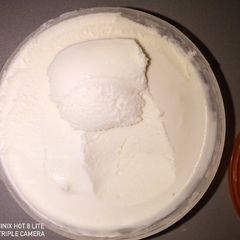 A picture of Homemade vanilla Ice cream.