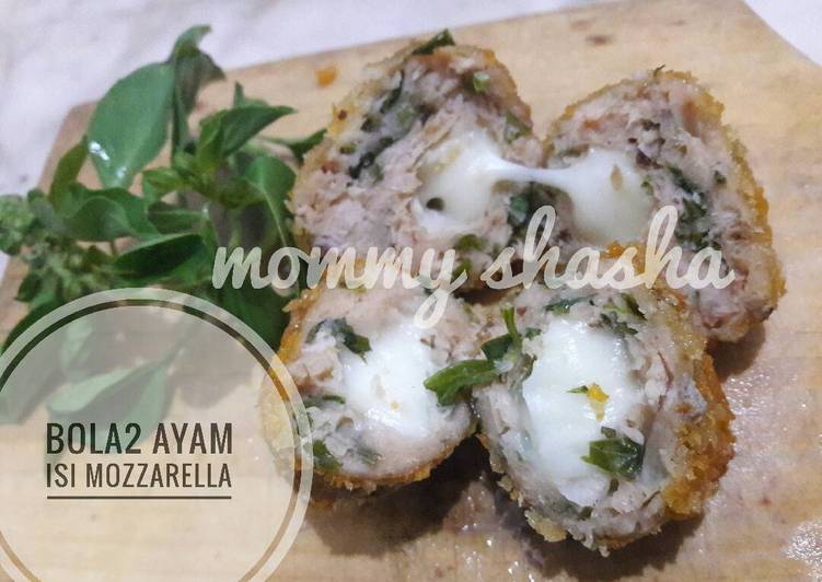 Bola bola ayam isi mozarella