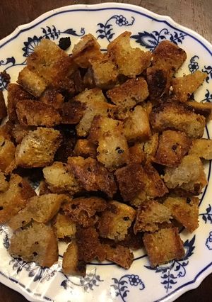 A picture of California Farm Croutons and Breadcrumbs.
